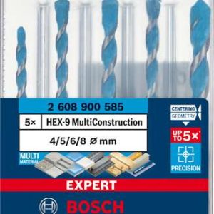 Komplet svedrov EXPERT HEX-9 Multi Construction, 5-delni Bosch 2608900585