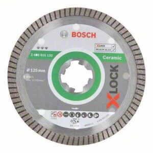 Diamantna rezalna plošča Bosch Best for Ceramic Extraclean Turbo X-LOCK 125 x 22,23 x 1,4 x 7 2608615132
