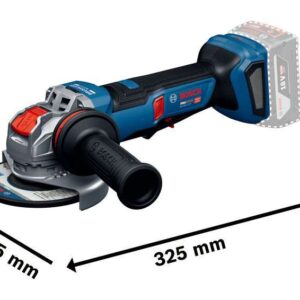 Kotni brusilnik s sistemom X-LOCK Bosch GWX18V-11PS 06019N4400