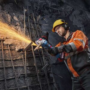 Kotni brusilnik s sistemom X-LOCK Bosch GWX18V-11PS 06019N4400