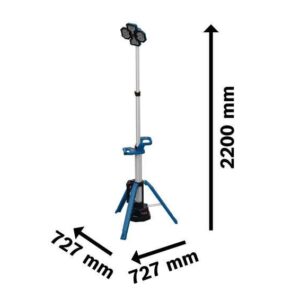 Brezžična svetilka za uporabo na gradbišču Bosch GLT18V-5000 06019P5000