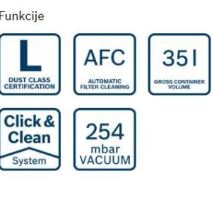 Industrijski sesalec Bosch GAS 35 L AFC 06019C3200