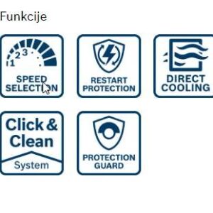 Kotni brusilnik Bosch GWS 7-115 E 0601388203