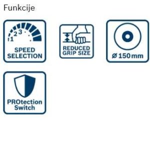 Kotni brusilnik Bosch GWS 17-150 PS 06017D1600