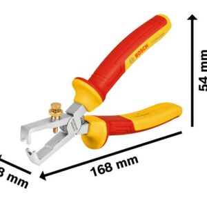 Univerzalne klešče za posnemanje kablov Bosch VDE 160 mm 1600A02NE7