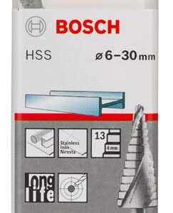 Stopničasti sveder HSS; 13 st.; 6-30mm Bosch 2608597520