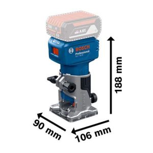 Akumulatorski namizni rezkalnik Bosch GLF 18V-8 06016C6020