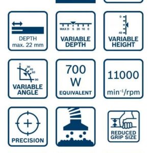 Lamelni rezkar Bosch GFF 18V-22 0601620100