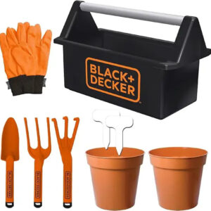 Otroški pripomočki za vrtnarjenje v škatli Black+decker 3+ SGH013-BD
