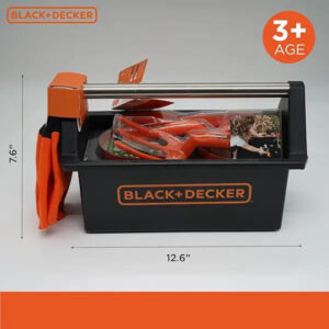 Otroški pripomočki za vrtnarjenje v škatli Black+decker 3+ SGH013-BD
