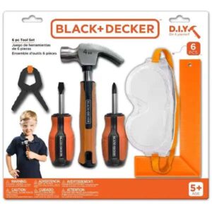 6-delni set otroškega orodja BLACK+DECKER 5+ ST001-06-BD
