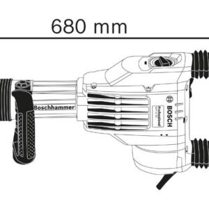 Rušilno kladivo SDS-MAX Bosch GSH 11 VC 0611336000