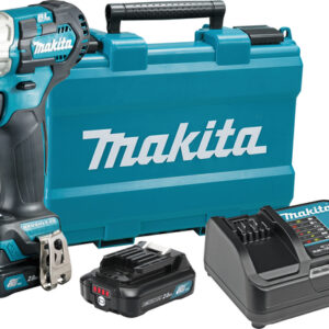 Akumulatorski udarni vijačnik Makita set 12V CXT TW160DSAE