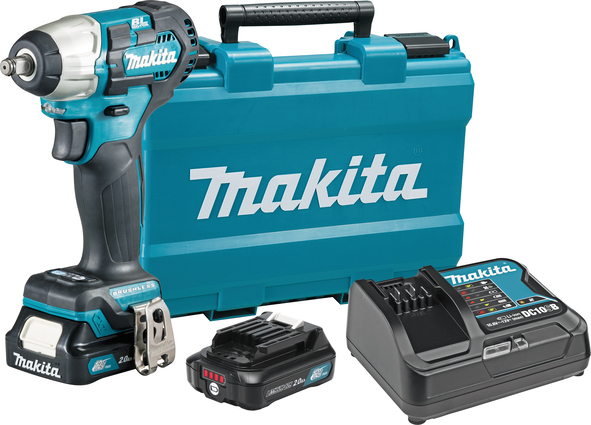 Akumulatorski udarni vijačnik Makita set 12V CXT TW160DSAE