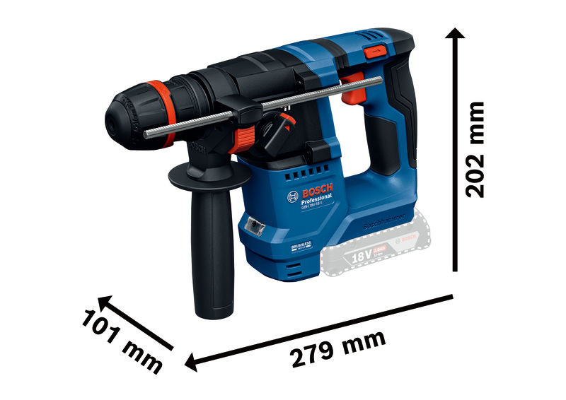 Akumulatorsko vrtalno kladivo z vpenjalno glavo ONECHUCK Bosch PRO GBH 18V-18 X 0611927100