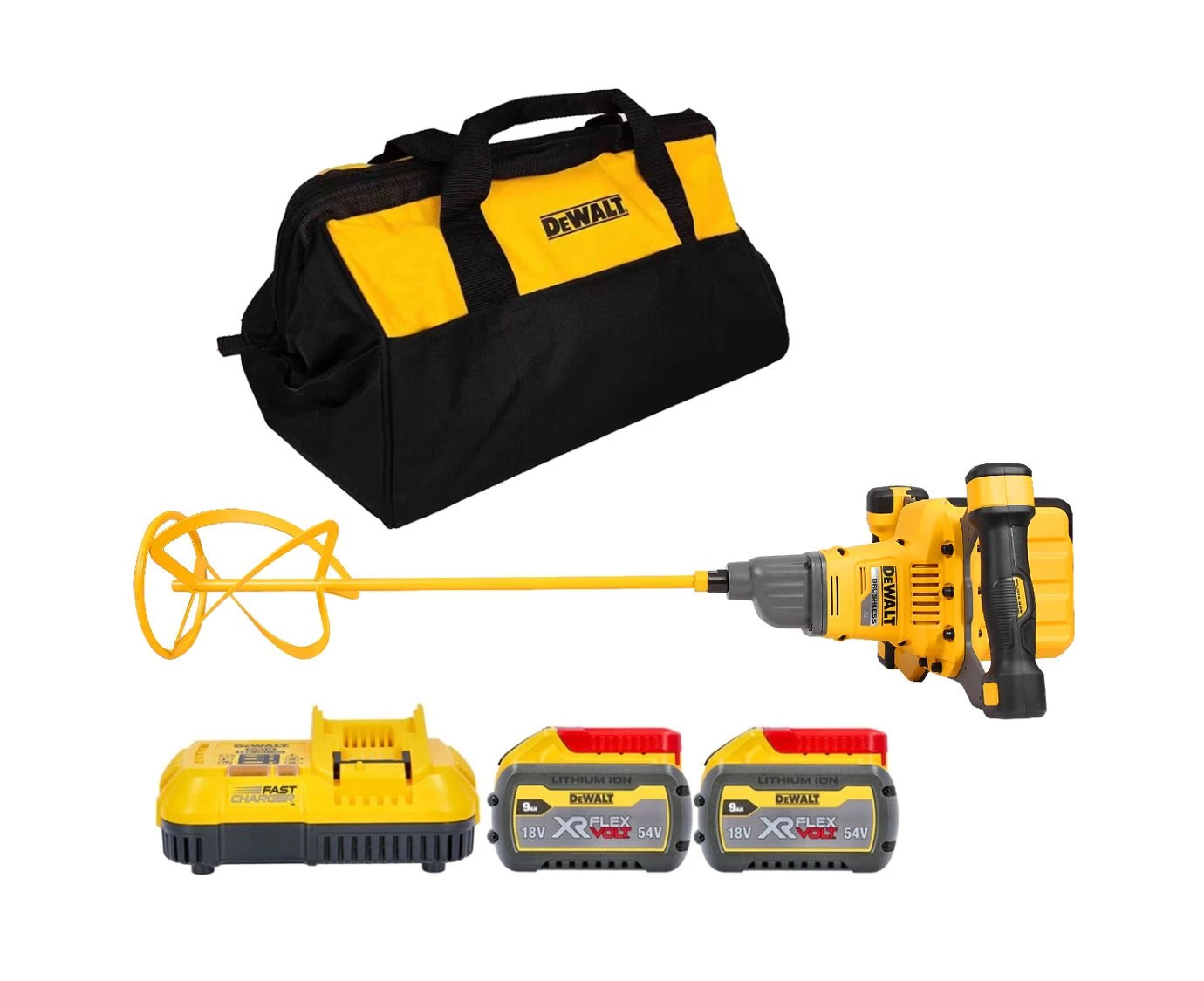 Akumulatorski mešalnik Flexvolt 54V Dewalt DCD240X2