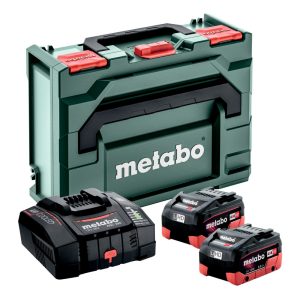 Osnovni set Metabo 2 x LiHD 8.0 Ah + ASC 290 + metaBOX 145 685303000