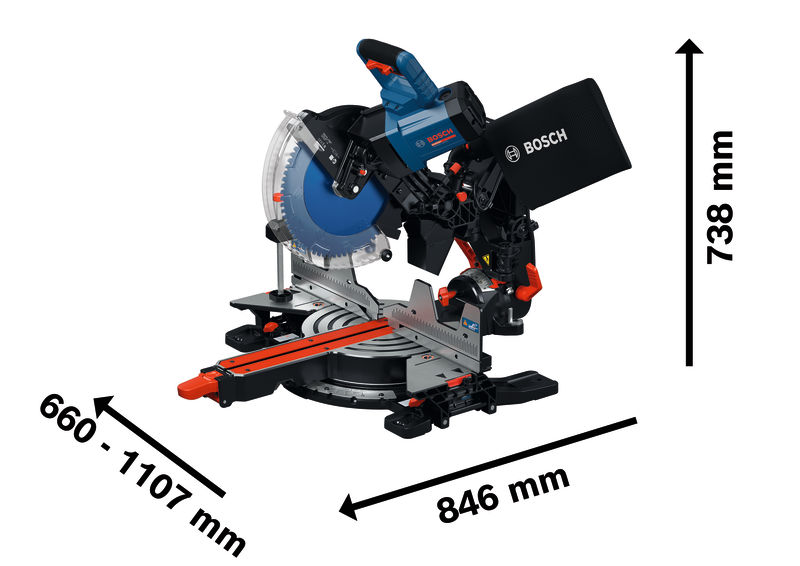 Zajeralna žaga Bosch EXPERT EXCM341-305GD 0601B23800