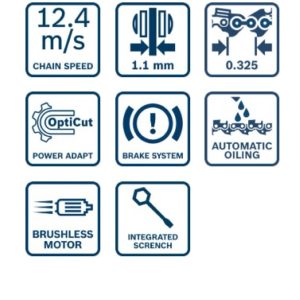 Akumulatorska verižna žaga Bosch PRO GKE18V-30 06008D3200