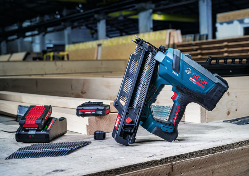 Akumulatorski žebljalnik za les Bosch EXPERT EXNH18V-90R 06019R1202