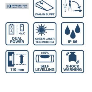 Rotacijski laser Bosch PRO GRL18V-4-34CVG 0601061H00