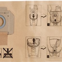 Papirnata filter vrečka (5 kom) Makita P-70194
