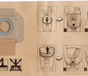 Papirnata filter vrečka (5 kom) Makita P-70194
