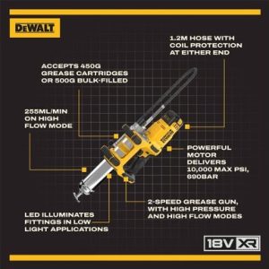 Akumulatorska mazalka Dewalt DCGG581N