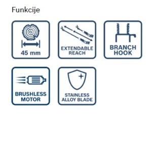 Akumulatorske škarje za obrezovanje Bosch PRO GGP18V-45EP 06008D8002