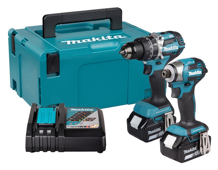 Makita DLX2575TJ 18V LXT set DHP484 + DTD173