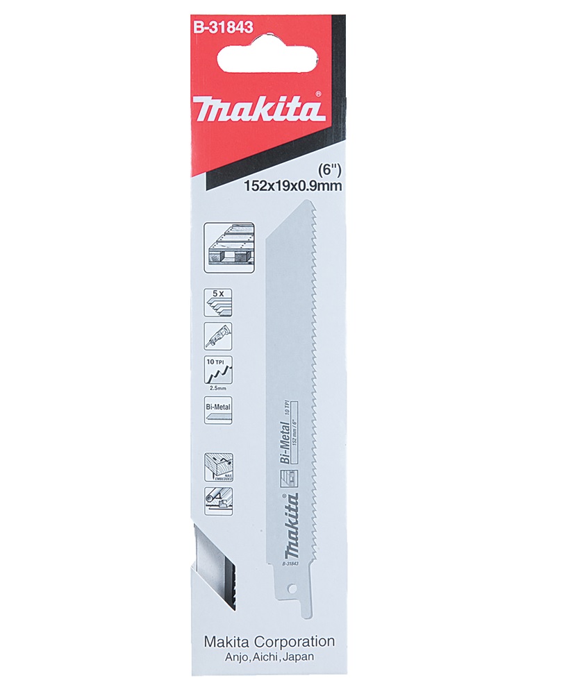 List za sabljasto žago Makita Bi-METAL 152/10Z B-31843