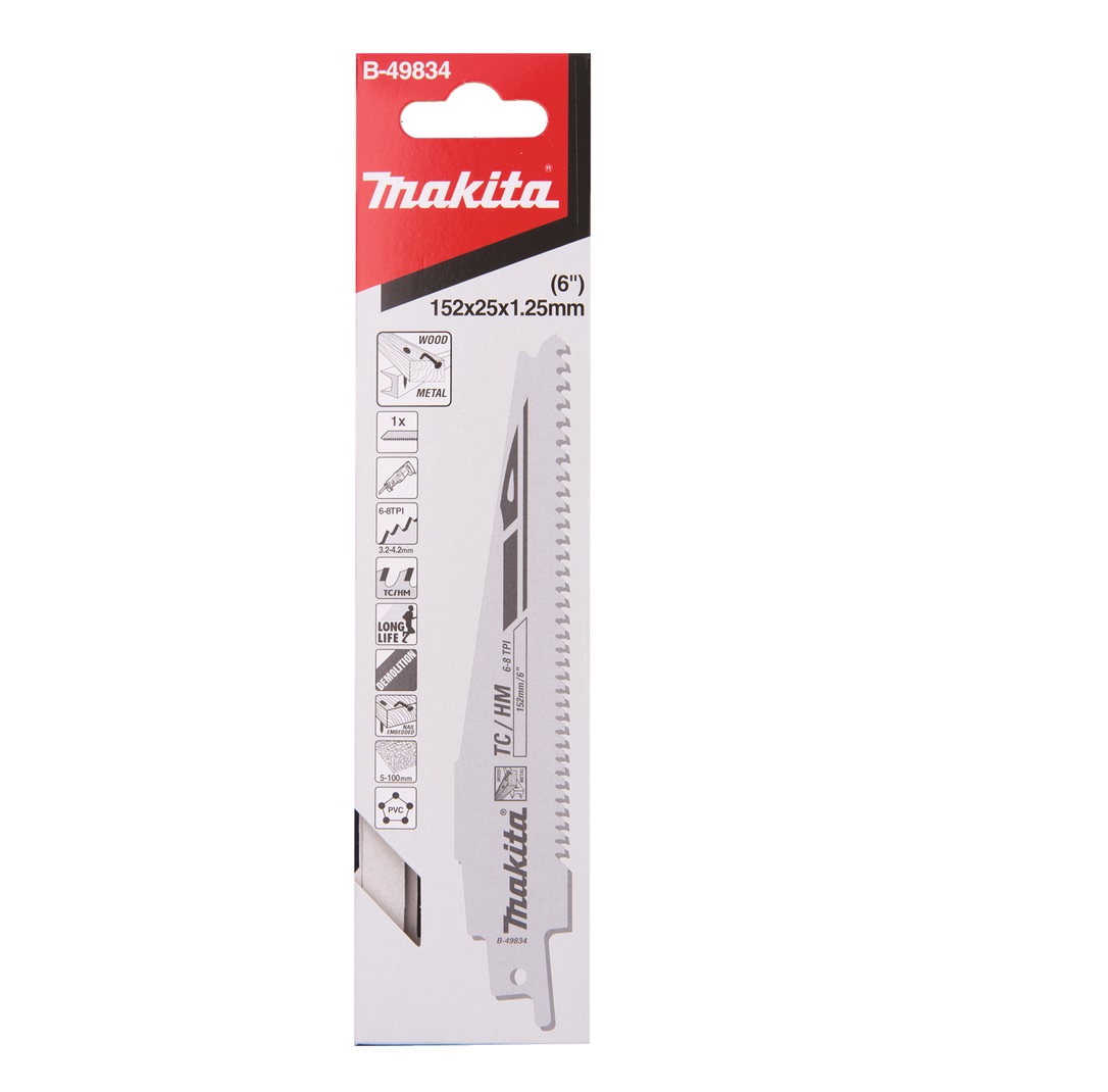 List za sabljasto žago MakitaTC/HM 152/1.25/8Z B-49834
