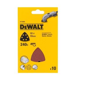 Brusni papir Dewalt 93 x 93 mm P240, 10 kosov DT3095