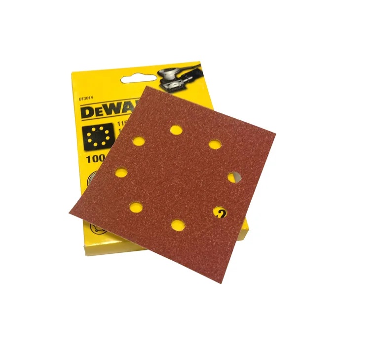 Brusni papir Dewalt 115 × 140 mm P100, 25 kosov DT3014